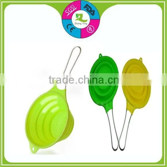 Hot sell christmas gift kitchenware collapsible colander