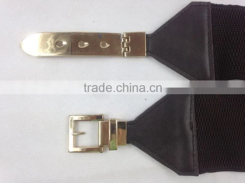 ladies wide elastic belts