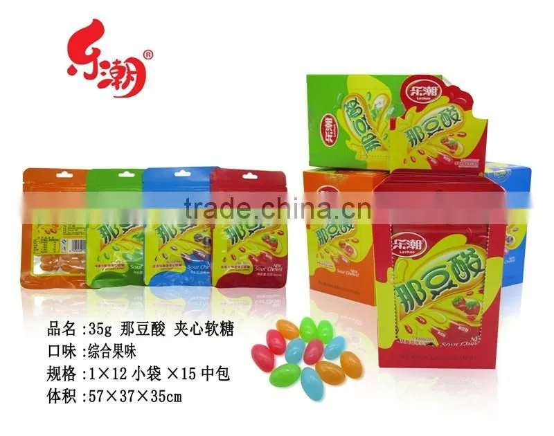 Halal Jelly Bean Fruit Flavory Soft Candy