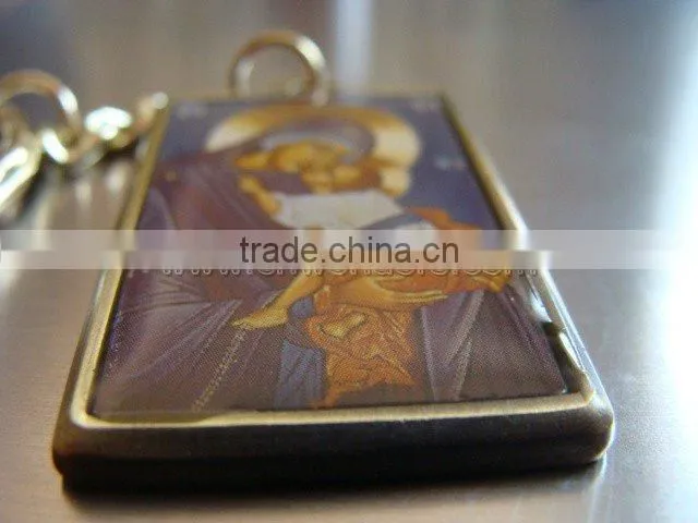 Best selling metal religion keychain