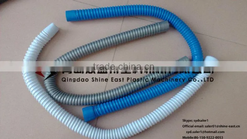 PVC Plastic drain pipe machine / washing machine plastic flexable hose machine / closestool pipe making machine