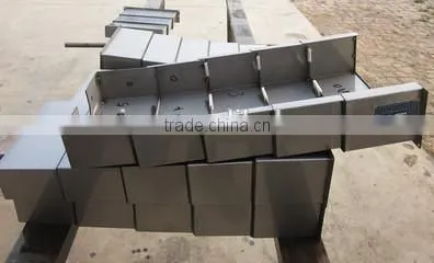 machine tool guide way protection cnc steel telescopic cover