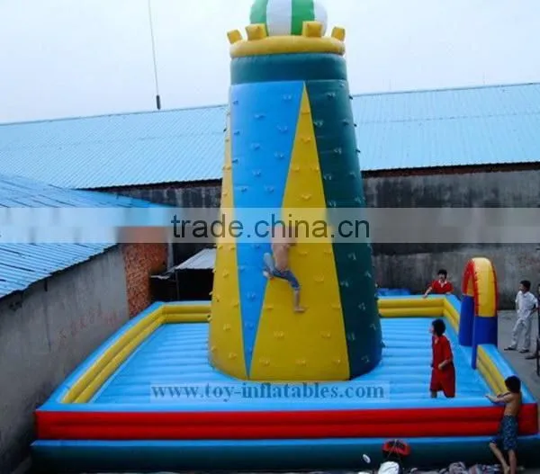 Original cheap 2012 hot sale inflatable climbing wall