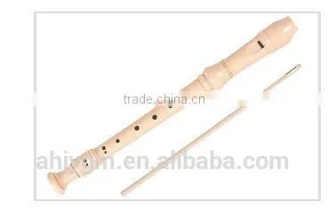 Hot Sale Different Colors Plastic/ABS Flute with Cleaning Stick