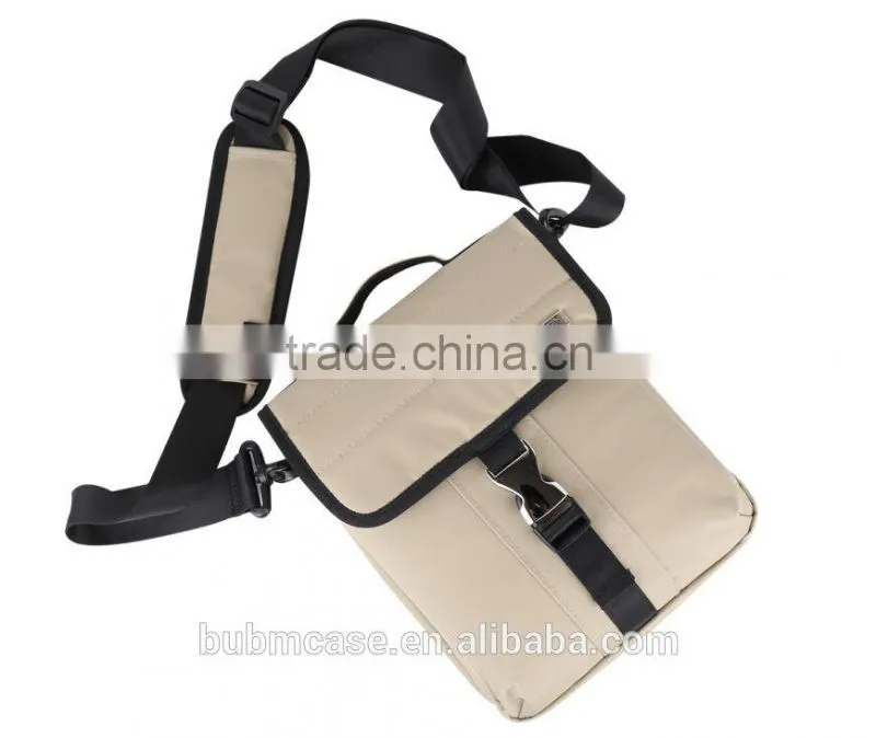 Beige tablet messenger bag for men 10.1 inch tablet case shockproof case for tablet