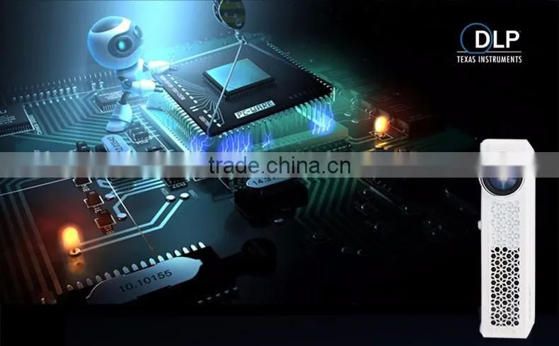 3D DLP projector Android 4.4 Wi-Fi support native 720P Mini video projector
