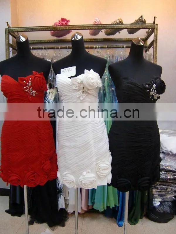 new arrival cocktail party dresses short formal dresses pleated dress on sale 09188