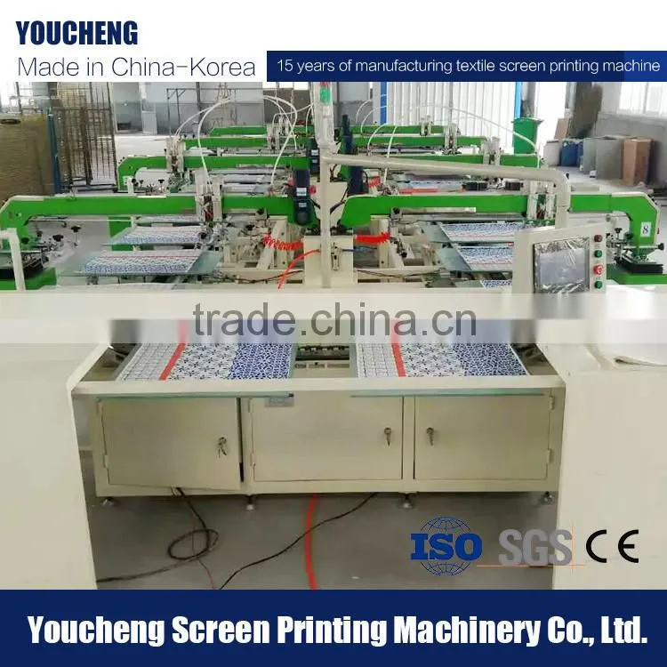Automatic Digital Textile Oval Screen Printer / Screen Printing Press Machine For Sale