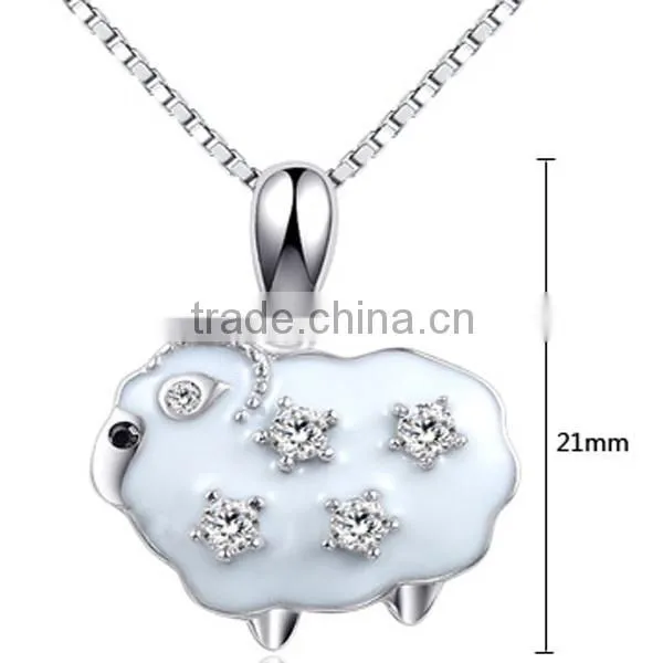 Latest design 925 Sterling Silver chain necklace for women