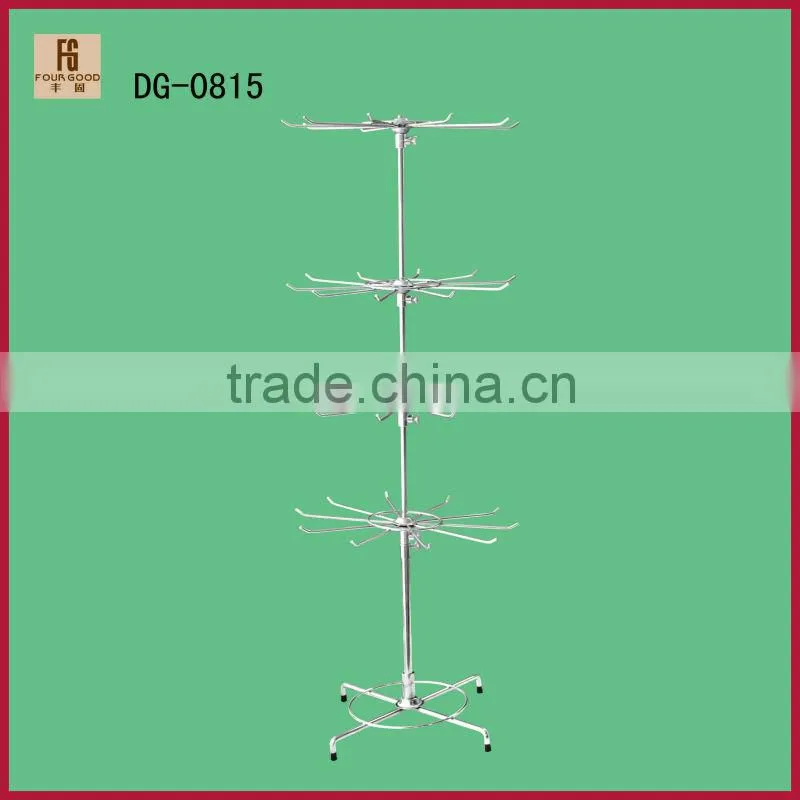 High quality supermarket&store 4-way heavy duty clothes rail