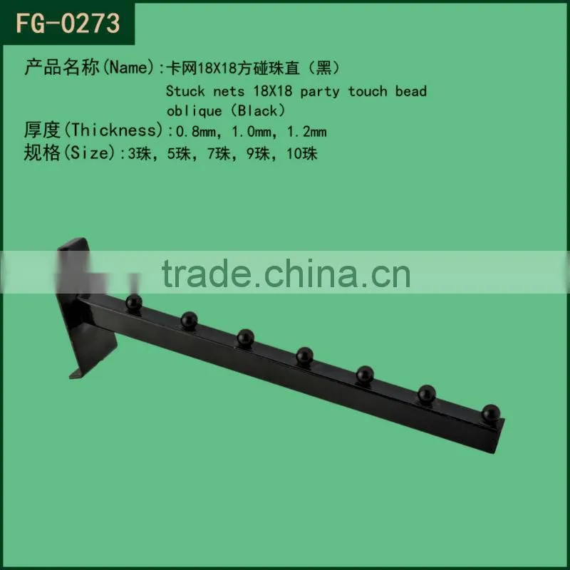 Metal slatwall scanning hook