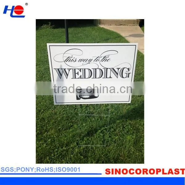 Outdoor Plastic Coroplast Signs
