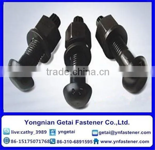 Sets of torshear type high strength bolt hexagon nuts and plain washer for steel structures