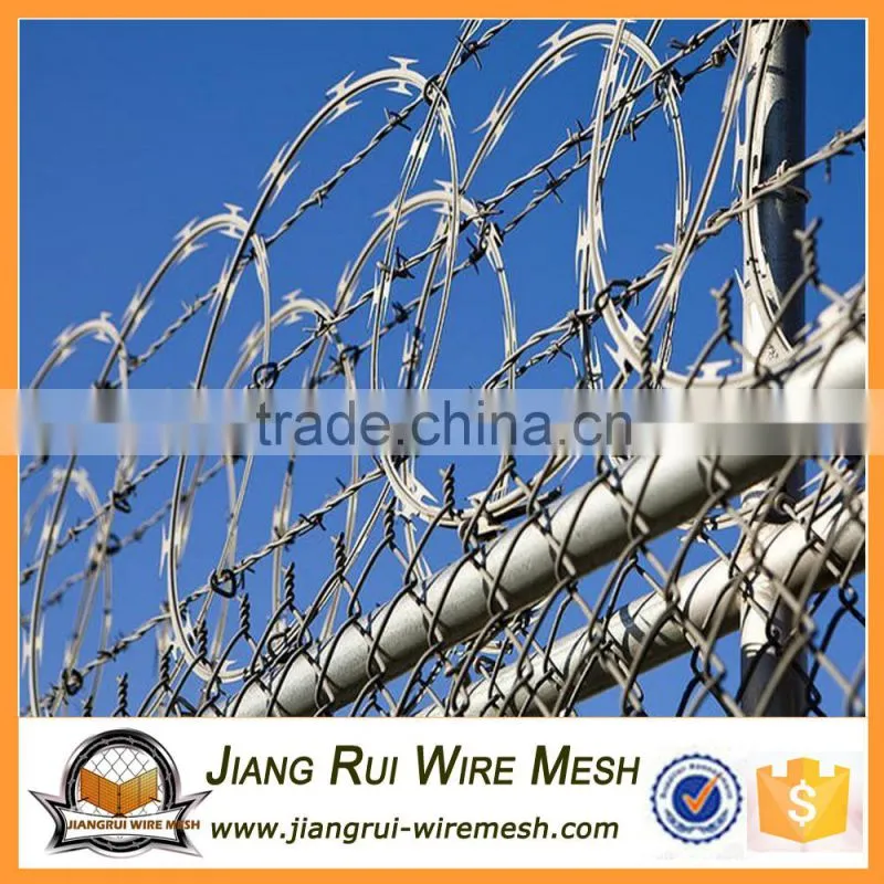 China High Quality Hot dipped Galvanized Concertina Razor Barbed Wire