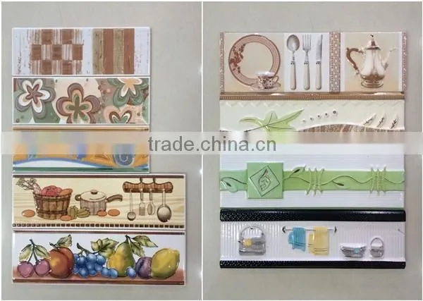special kitchen design ceramic border tiles 80x300