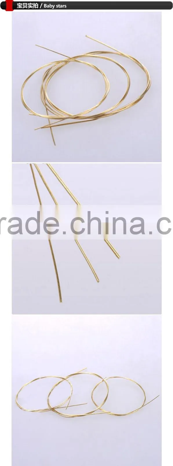 Brass wire diameter 0.8mm, made in China