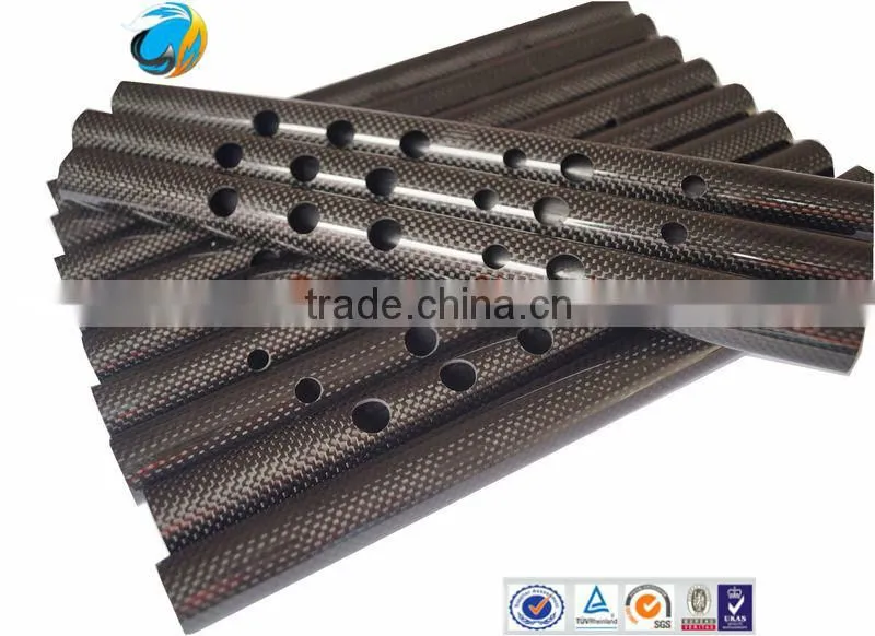 Carbon Fiber Tube Shape and Carbon Fiber Product Type factory OEM 3K carbon fiber tube