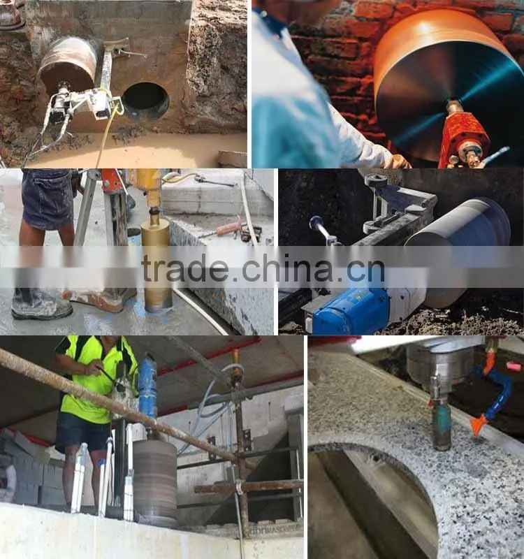 Diamond core drill bits for granite