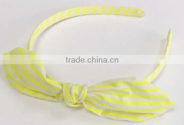 Newly bowknot hair band for woeman bow headband and fabric hair band