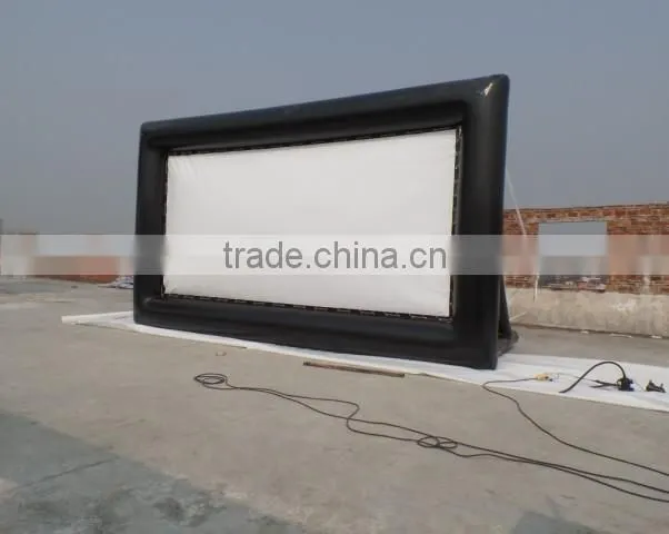 commercial inflatable screen and cheap inflatable movie screen for advertising