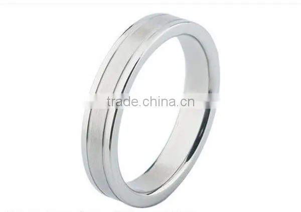 2016 high polished classic plain 316L Stainless Steel Ring for lover