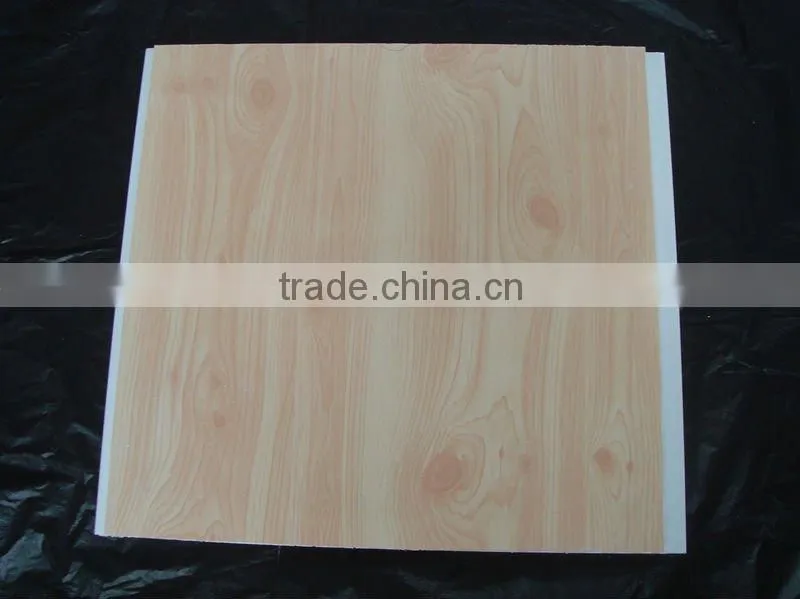 Wood color PVC ceiling panel