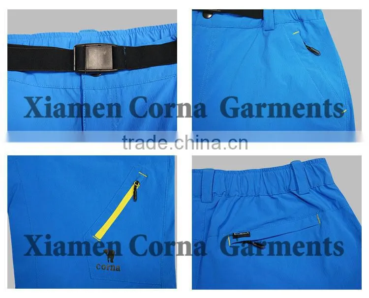 Hot! men's customade hyperelastic camping pants