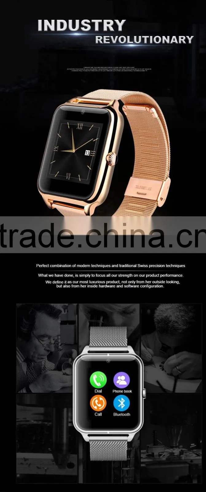 Cheap V8 bluetooth smart android watch phone