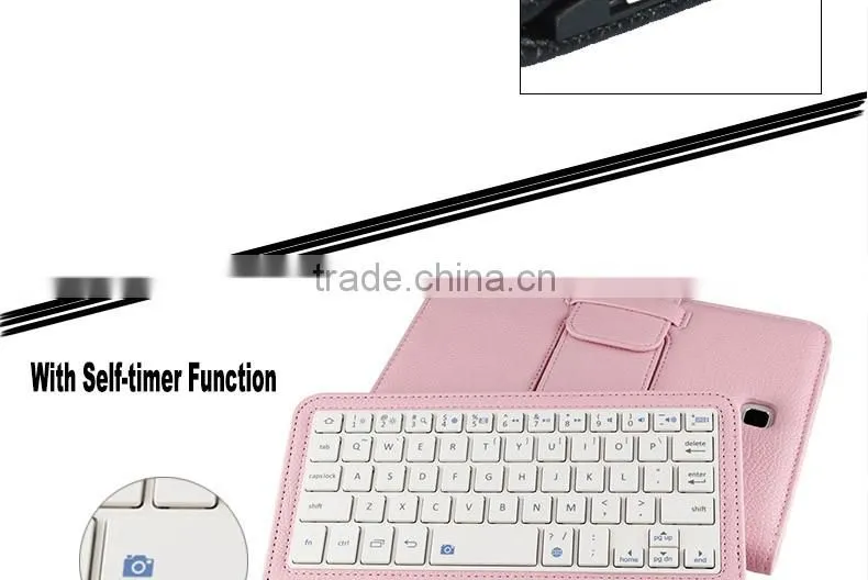 Litchi pattern all-in-one bluetooth keyboard for Samsung TABA 8.0inch T350/T351-SA1035