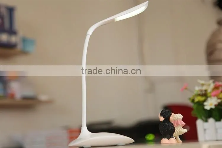 14 LED Rechargeable Dimmable Touch Sensor LED Book Reading Light brightness adjustable table lamp