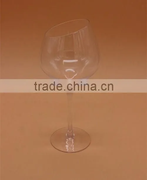 Oblique Mouth Drinking Glass