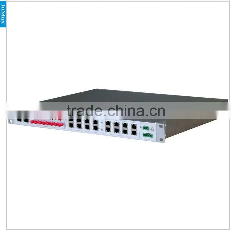 Rack-Mount 4x1000M FX(SFP Slot) and 24x10/100MBase TX 28 Ports Modularized Managed Industrial Fiber Optic Ethernet Switch