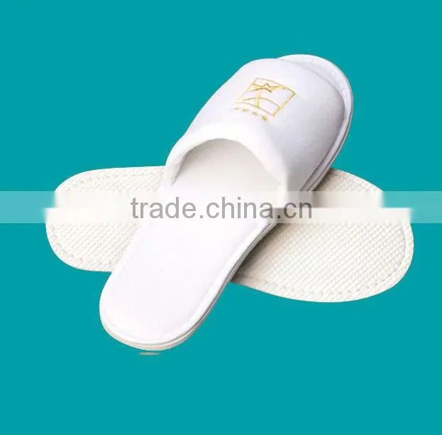 High Quality Velvet EVA Closed Toe Hotel Slipper,Manufacture