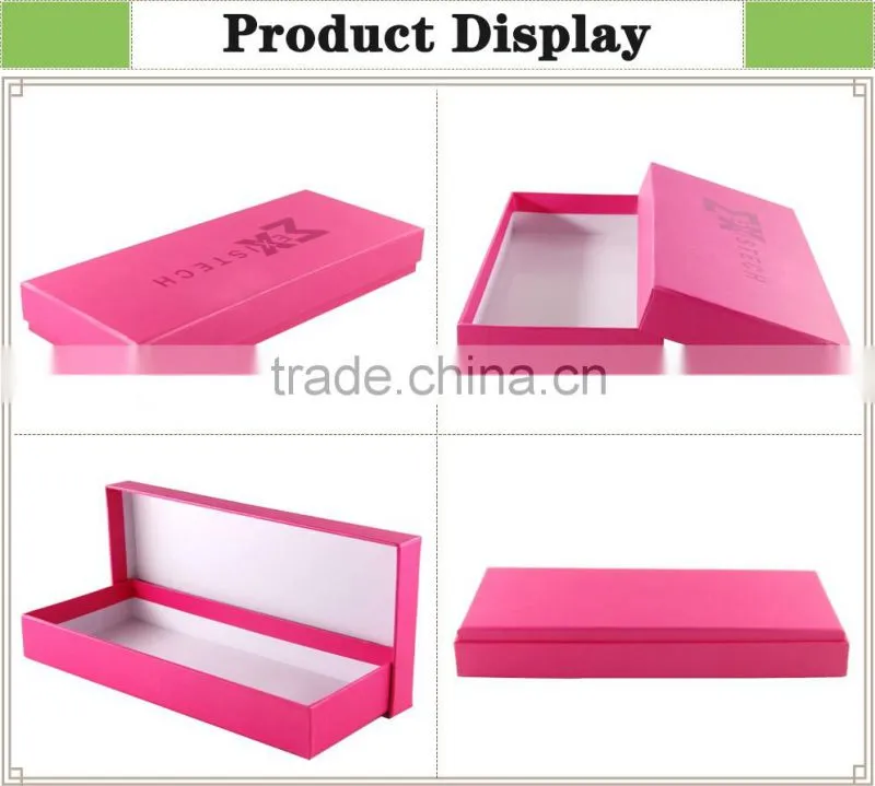 China factory cardboard paper custom purse wallet packaging box with own logo