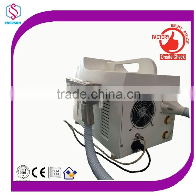 Manufactory Nd yag laser 1064&532nm for tattoo removal and black doll therapy with skin carbon charcola therapy laser deep clean