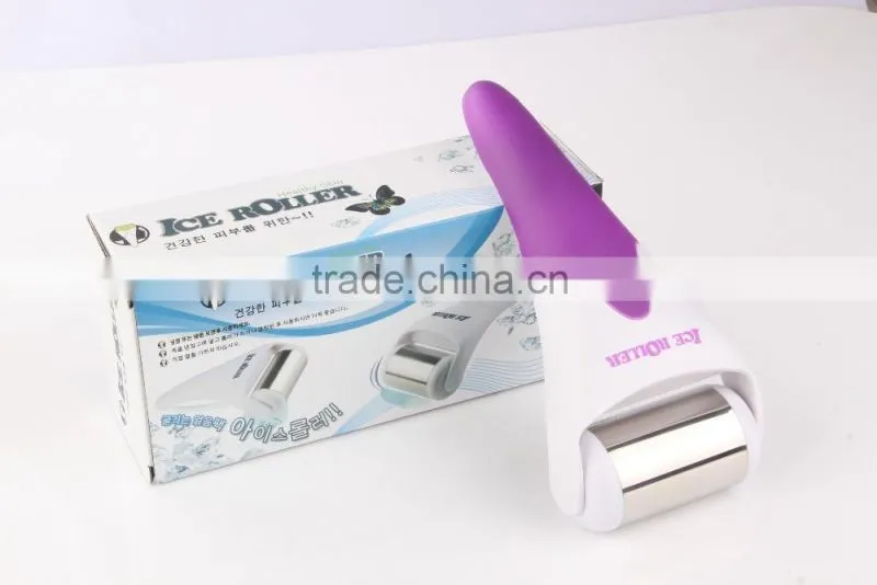 Magic facial masager home use stainless steel ice roller face massager roller