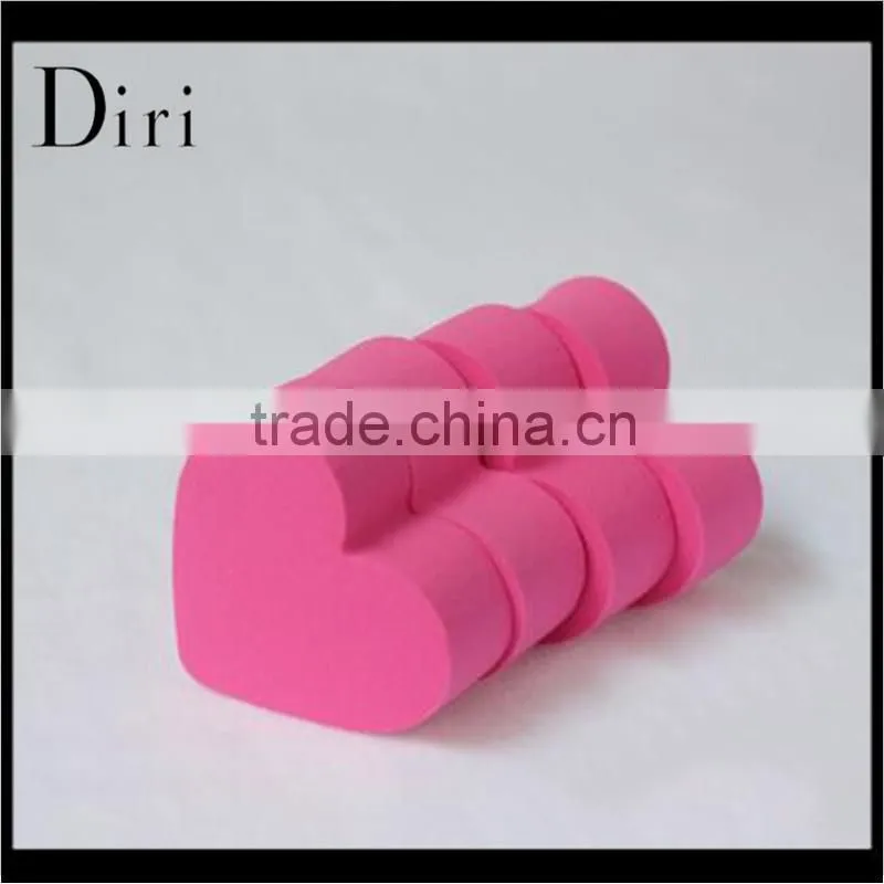 High Quality Beauty lady Heart Shape Sponge Puff ,Powder Puff
