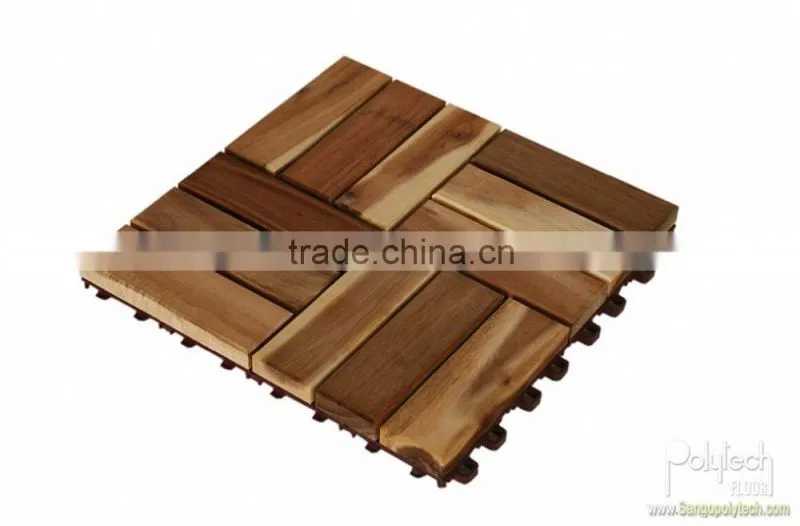 Wood decking/Interlocking outdoor deck tiles , Wood garden deck tiles, Garden tiles