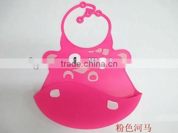 2013 Perfect design food grade silicone baby bibs