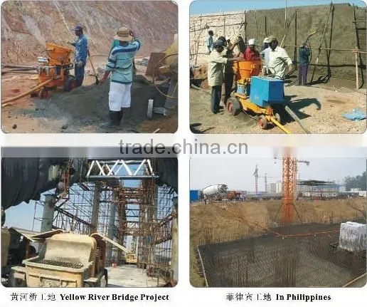 Professional gunite machine/wet type gunite machines for sale