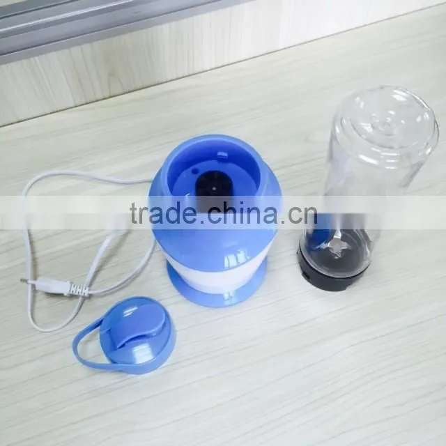 Fruit electric bottle blender with 600ml BPA free sport bottle