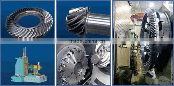 Steel Forging 42CrMo Arc Bevel Gear Shaft with Big size for Marine Equipment