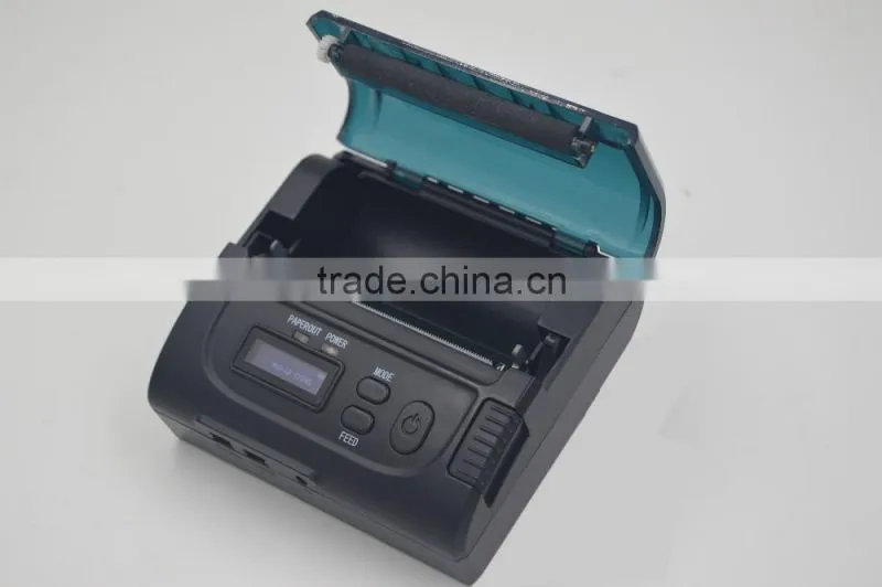 Voxlink portable 80mm pos printer label printer bluetooth barcode printer( android+ios)