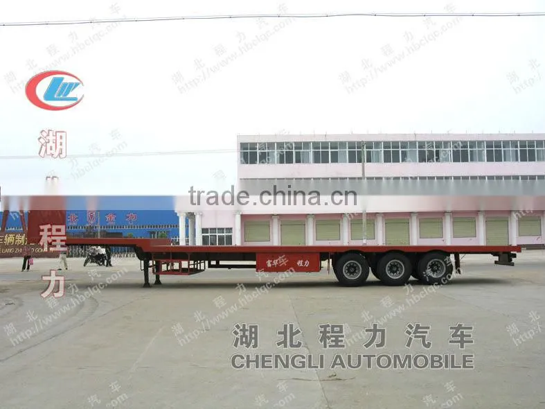 3-axle low bed trailer, low bed semi trailer, low bed truck trailer