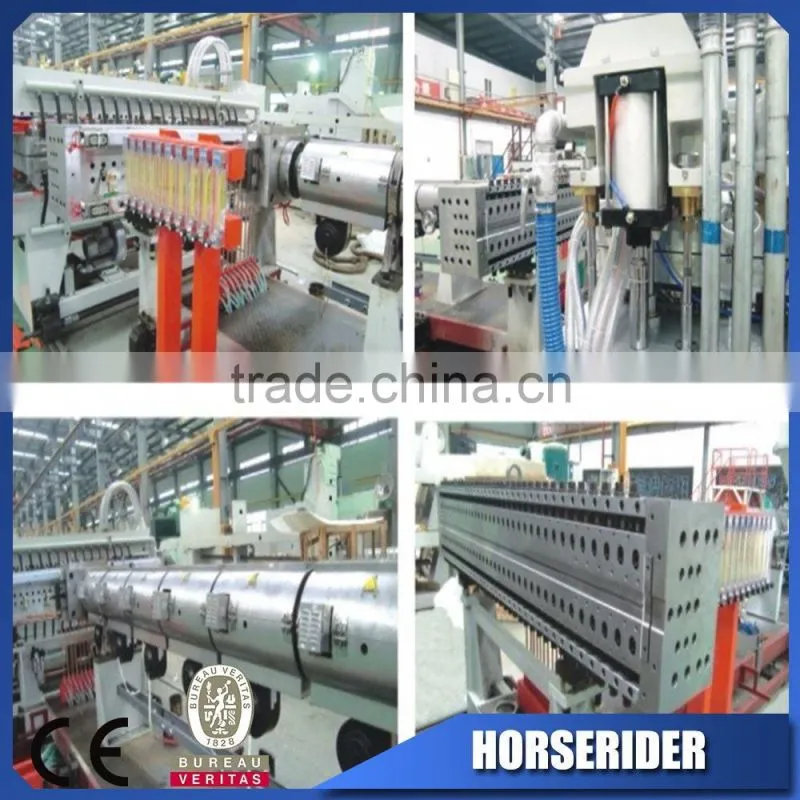 PP pe pc Hollow plate Sheet Board Production Line/pe pp pc advertisement board sheet making production line