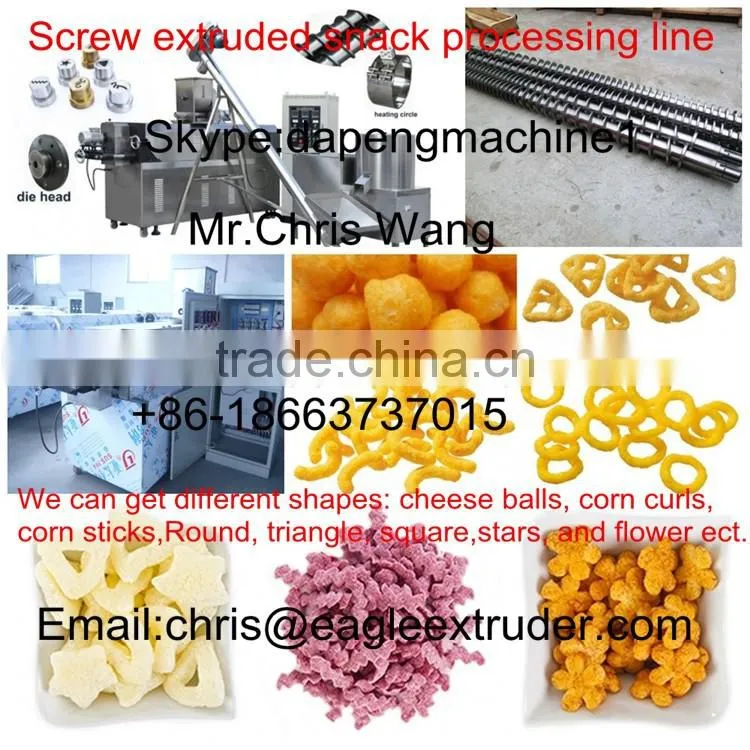 Kurkure snacks food extruder