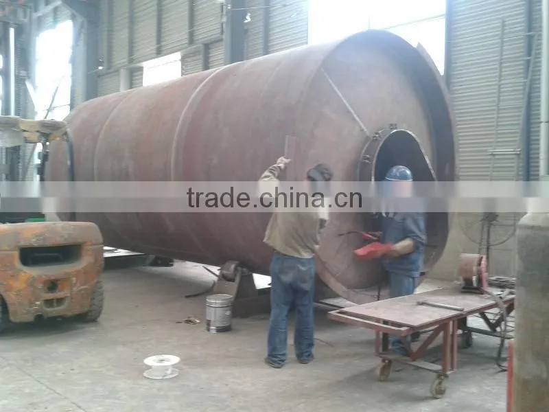 DAYI Plastic Tyre Rubber Pyrolysis Machine For Power Generation Applicaiton Fuel Oil