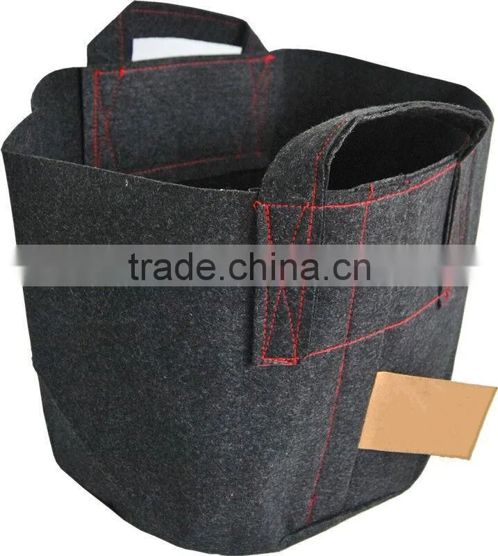 hydroponic non woven fabric tomato grow bag/ fabric planting pot bags/ fabric potato grow bag