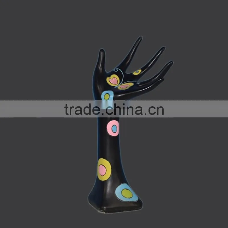 Boutique jewelry display fiberglass mannequin hand for sale