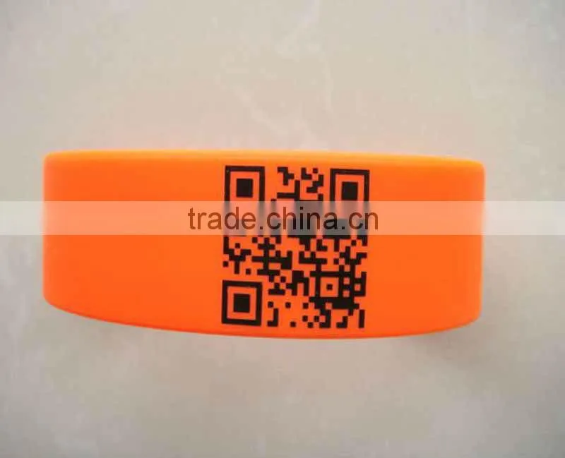 Newly QR code Silicone bracelet